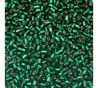 Cuentas de tubo de cristal, espaciador, 430-2100 piezas de 2,5 mm, color plateado, con forma de semilla interior, cuentas checas for hacer joyas, bolsos, ropa, costura, bricolaje(06,2.5mm 2150 bagged)