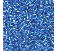 Cuentas de tubo de cristal, espaciador, 430-2100 piezas de 2,5 mm, color plateado, con forma de semilla interior, cuentas checas for hacer joyas, bolsos, ropa, costura, bricolaje(17,2.5mm 2150 bagged)