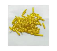 cuentas de tubo de vidrio, Espaciador, 2,5 x 15 mm de largo, checo 8/0, cuentas corte manual for hacer joyas, collar pulsera DIY(Ml31)