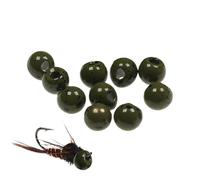 Cuentas de tungsteno | Bolas redondas de surtido de materiales para atar moscas,Tiros de pescado Accesorios Herramienta para hundimientos más profundos para adultos principiantes y amantes