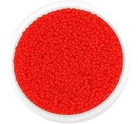 Cuentas de vidrio pequeñas, 1800 unidades, 2 mm, redondas, para hacer pulseras, accesorios de joyería, color rojo, 02-2 mm x agujero de 1,0 mm