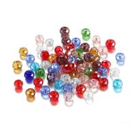 Cuentas de vidrio talladas facetadas para elementos estructurales de joyería, incluyendo espaciadores, eslabones y componentes decorativos (3 mm)