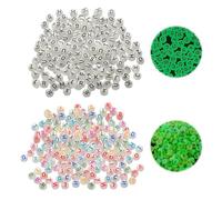 Cuentas del Alfabeto Luminosas - 1000 Piezas Acrílicas para Hacer Joyas y Pulseras