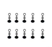 Cuentas deslizantes de pesca con pivotes para correr aparejo de contabilidad uso en conjuntos de aparejos de polea y configuraciones de aparejo flotante deslizante en pesca de carpa (10 piezas de 4 x