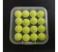 Cuentas flotantes de pesca de carpa, 16 unidades, bolas ligeras para estrategias de cebo efectivas (amarillo)