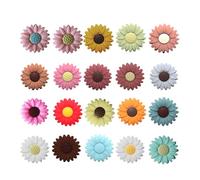 Cuentas focales, paquete grande para manualidades con 20 unidades en un amplio juego, perlas de flores - para adultos, niños, familia, amigos, decoración del hogar, proyectos creativos