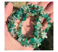 Cuentas irregulares de amatista, malaquita, aguamarina, citrino y grava for accesorios joyería(Color19,80cm)