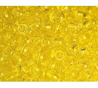 Cuentas japonesas rocalla transparente amarillo 2,2mm.11/0 100gr.