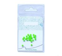 Cuentas luminosas de pesca, tiras de silicona de alta visibilidad para un cebo eficaz, ideal para diversas técnicas de pesca (4 mm, 25 piezas)
