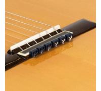 Cuentas para guitarra acústica flamenca clásica en color azul brillante para cuerdas de nailon Alba Guitar Beads