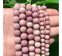 Cuentas para hacer llaveros, regalo hecho a mano, Cuentas redondas de piedra for hacer joyas, multicolor, de 4 a 12 mm, paquete de 5 tamaños(Red Wood Jasper,12mm 30pcs)