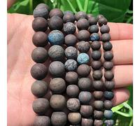 Cuentas para hacer llaveros, regalo hecho a mano, Cuentas redondas de piedra for hacer joyas, multicolor, de 4 a 12 mm, paquete de 5 tamaños(Crazy lace agate,10mm 37pcs)