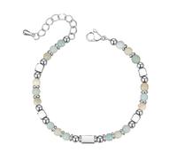 Cuentas para Mujer, artículo de con Cuentas de Piedras Preciosas pequeñas con Tarjeta de bendición, Regalo de Aliento y Apoyo para su bendición, Adecuado para Festivales, Aniversarios, Regalos de