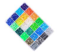 Cuentas para planchar - Juego creativo DIY con 24 colores - Kit Pixel Art y Craft - Para Adolescentes Adultos Hobbisti Casa Estudio Laboratorio Escuela Campo Verano Cumpleaños Dormitorio Juegos