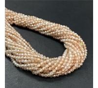 Cuentas pequeñas de piedra natural facetadas 2 mm, 3 y 4, redondas, amatista, ágata, cuarzo, lapislázuli, for hacer joyas, pulseras rubíes, aproximadamente 80 unidades(Zircon-c,2mm about 170pcs)