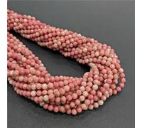 Cuentas pequeñas de piedra natural facetadas 2 mm, 3 y 4, redondas, amatista, ágata, cuarzo, lapislázuli, for hacer joyas, pulseras rubíes, aproximadamente 80 unidades(Rhodonite,2mm about 170pcs)