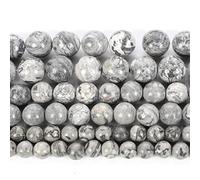 cuentas, Piedra gris de mapa suelta for hacer joyas, bordar, pulseras y otros artículos(12mm about 30 pcs)
