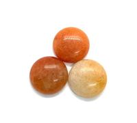 Cuentas Pulidas De Cuarzo 10 cuentas sueltas pulidas de amatista, turquesa y cuarzo cabujón varios estilos for la creación anillos finos(Color-24,6mm)