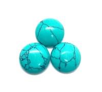 Cuentas Pulidas De Cuarzo 10 cuentas sueltas pulidas de amatista, turquesa y cuarzo cabujón varios estilos for la creación anillos finos(Color-27,8mm)