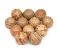 Cuentas Pulidas De Cuarzo Mini esferas de cristal 16 mm, piedras bolsillo, globos chakras, gemas minerales, decoración for el hogar(Color-36,50 PCS)