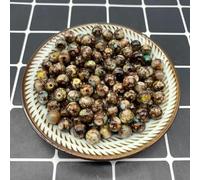 Cuentas redondas de 8 mm a 10 mm para hacer joyas, cuentas acrílicas, cuentas sueltas multicolores, accesorio para joyería DIY, 05-8 mm, 50 unidades
