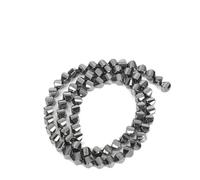 Cuentas redondas de hematita negra natural for hacer joyas, pulseras, collares y accesorios, 2-8 mm, H8505-6(H8476 3)