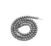 Cuentas redondas de hematita negra natural for hacer joyas, pulseras, collares y accesorios, 2-8 mm, H8505-6(H8517 5)