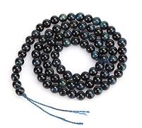 Cuentas redondas de ojo de tigre negro azul de piedra natural, accesorios para hacer joyas de bricolaje, desgaste de alto brillo - Cuentas de ojo de tigre de calidad AAA para (4mm【92 piezas/cuerda】)