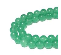 Cuentas Redondas de Piedra Jade Aventurina Verde 12mm Piedras Preciosas Redondas Sueltas para La Fabricación de Pulsera collar y joyas
