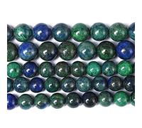Cuentas redondas de piedras preciosas naturales, 90 unidades de 4 mm de unakita natural, cuentas sueltas redondas for hacer joyas, pulseras y collares (unakita, 4 mm)(Lapis Lazuli Chrysocolla,12mm)