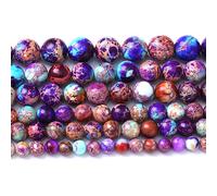 Cuentas redondas de piedras preciosas naturales, 90 unidades de 4 mm de unakita natural, cuentas sueltas redondas for hacer joyas, pulseras y collares (unakita, 4 mm)(Galaxy Sea Sediment Jasper,12mm)