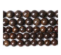 Cuentas redondas de piedras preciosas naturales, 90 unidades de 4 mm de unakita natural, cuentas sueltas redondas for hacer joyas, pulseras y collares (unakita, 4 mm)(Bronzite Gemstone,6mm(2 strands))