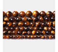 Cuentas redondas de piedras preciosas naturales, 90 unidades de 4 mm de unakita natural, cuentas sueltas redondas for hacer joyas, pulseras y collares (unakita, 4 mm)(Iron Yellow Tiger Eye Stone,6mm)