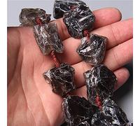 Cuentas sueltas de cristal natural de 0.78 a 1.18 pulgadas para hacer joyas, collares, suministros de arte, cuarzo de té, 7-8 piezas