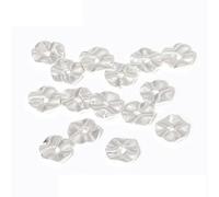 Cuentas sueltas redondas chapadas en oro de 14 K/18 K, 4, 6 y 8 mm, espaciadoras planas de latón con forma de onda para hacer pulseras, collares y pendientes, chapadas en plata, 8 mm, 50 piezas