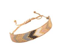 Cuentas tejidas versátiles coloridas para todo el día para actividades de mujer, hechas a mano, cuentas de vidrio artesanales, estilos de moda, seguros para la piel, hechas a mano, cuentas de vidrio