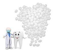 Cuentas trmicas de relleno de dientes hgalo usted mismo dientes falsos moldeables para los dientes temporales reparar el kit de reemplazo de di
