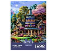 Cuento de Hadas Casa de Campo Rompecabezas Imposible,desafío for Adults Interesante Entretenimiento Creativo 1000 Piezas Obra De Arte De Juego De para Adultos Y Niños 70x50cm/1000pcs