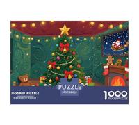 Cuento de Navidad Puzzle 1000 Piezas Festive Atmosphere - Regalo Original, Relax En Casa, Decoración Tras Montar, 38x26cm/1000pcs