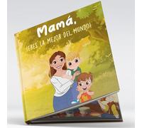 Cuento personalizado para mamá | Libro infantil con nombre y avatar de mamá+ hijos | Regalo para Día de la Madre, Cumpleaños o una ocasión especial
