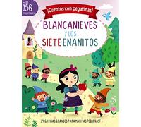 ¡Cuentos con pegatinas! Blancanieves y los siete enanitos (Castellano - A PARTIR DE 3 AÑOS - MANIPULATIVOS (LIBROS PARA TOCAR, JUGAR Y PINTAR), POP-UPS)