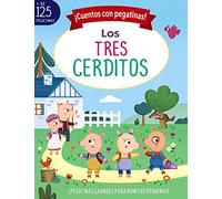 ¡Cuentos con pegatinas! Los tres cerditos (Castellano - A PARTIR DE 3 AÑOS - MANIPULATIVOS (LIBROS PARA TOCAR, JUGAR Y PINTAR), POP-UPS - Otros libros)