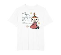 Cuentos de Esperanza de de Moominvalley Little My Quote Camiseta, Hombre Tallas Grandes, Blanco, 5X Alto