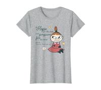 Cuentos de Esperanza de de Moominvalley Little My Quote Camiseta, Mujer, Gris Jaspeado, XXL