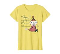 Cuentos de Esperanza de de Moominvalley Little My Quote Camiseta, Mujer, Limón, XXL
