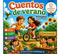 Cuentos de verano bilingües español-inglés: Con actividades y pasatiempos (Short Stories in English for kids)
