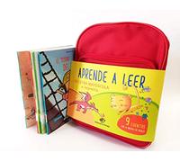 Cuentos para aprender a leer en letra MAYÚSCULA y de imprenta: 9 cuentos infantiles con una mochila de regalo: 10