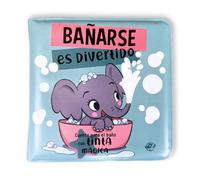 Cuentos para bebés - Bañarse es divertido: Para la bañera ¡Con tinta mágica! Interactivo para bebés entre 0 y 36 meses. ¡La tinta aparece cuando mojas los animales con agua!: 9