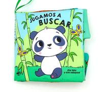 Cuentos para bebés - Jugamos a buscar: Libro de tela suave para bebés entre 0 y 36 meses. Interactivo, con solapas, sonido estimulante y un espejo.: 7