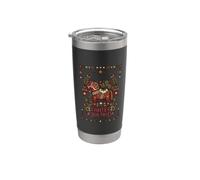 Cuentos populares de invierno Arte tradicional artesanal caprichoso Vaso térmico de acero inoxidable de doble pared